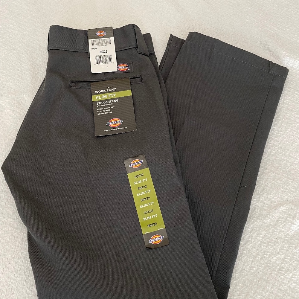 Dickies Men’s Slim Fit Work Pant 30 x 32